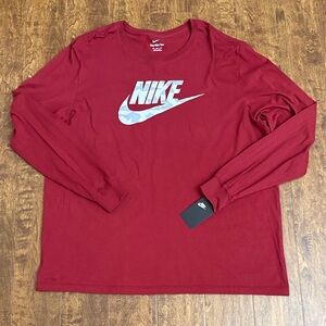 Nike Team Crimson Long Sleeve Tee Size XL